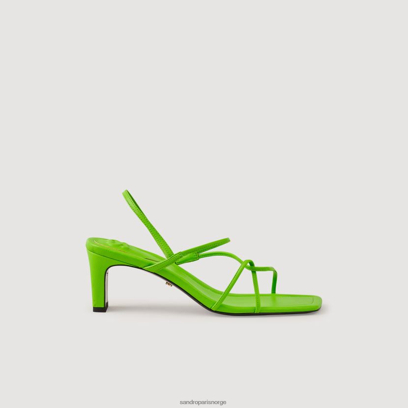 kvinner Sandro Paris én farge sandaler med reim fottøy 6FN4LH492