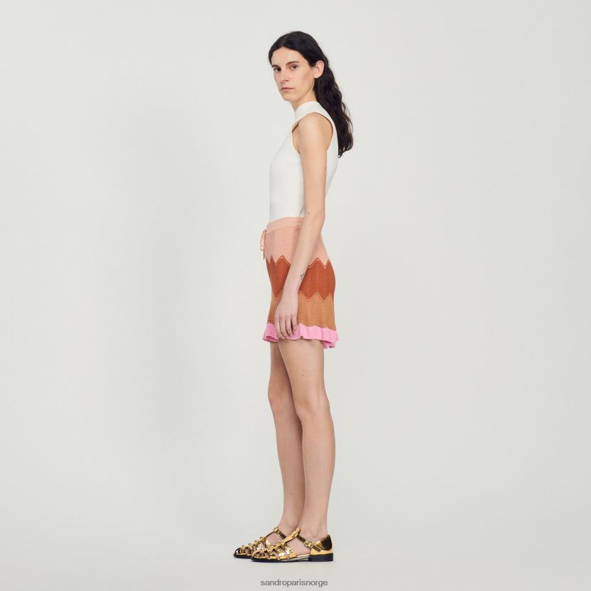 kvinner Sandro Paris flerfarget strikke shorts klær 6FN4LH227