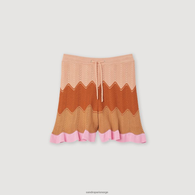 kvinner Sandro Paris flerfarget strikke shorts klær 6FN4LH227
