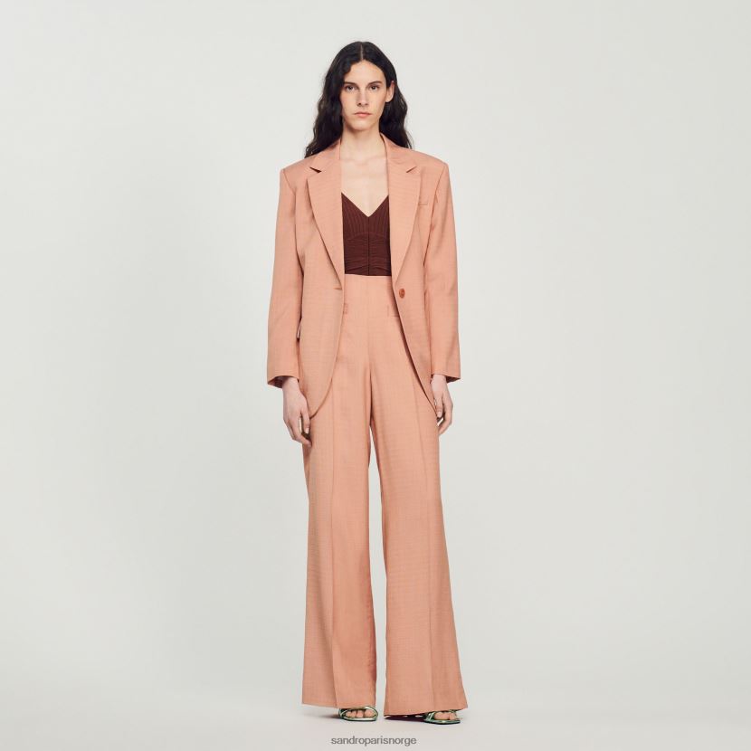 kvinner Sandro Paris umber land skreddersydde bukser klær 6FN4LH348