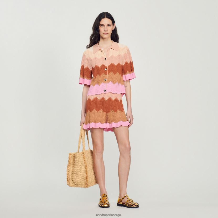 kvinner Sandro Paris flerfarget strikket cardigan klær 6FN4LH106