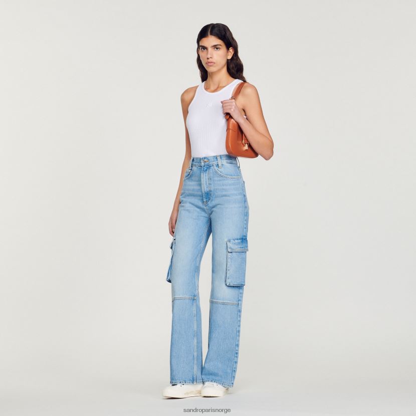 kvinner Sandro Paris lett bu jean cargo jeans klær 6FN4LH289