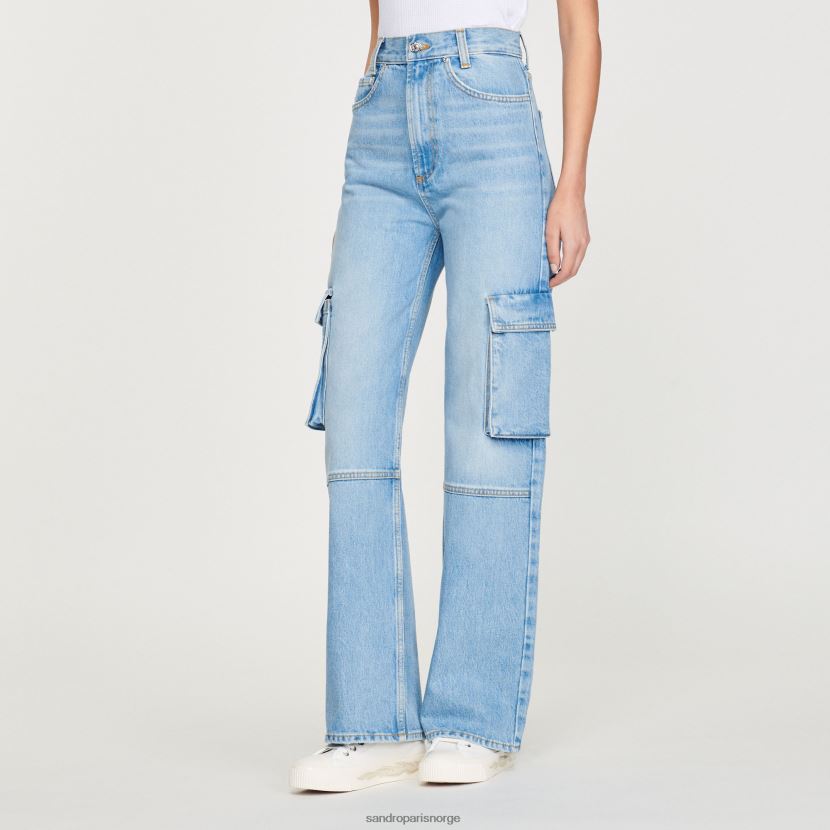 kvinner Sandro Paris lett bu jean cargo jeans klær 6FN4LH289