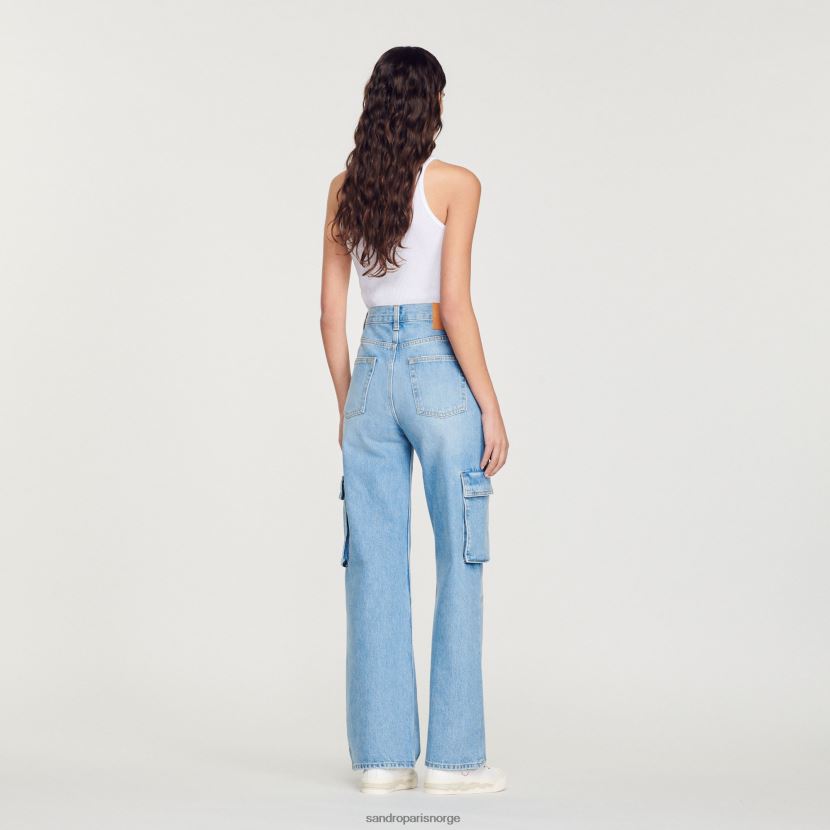kvinner Sandro Paris lett bu jean cargo jeans klær 6FN4LH289