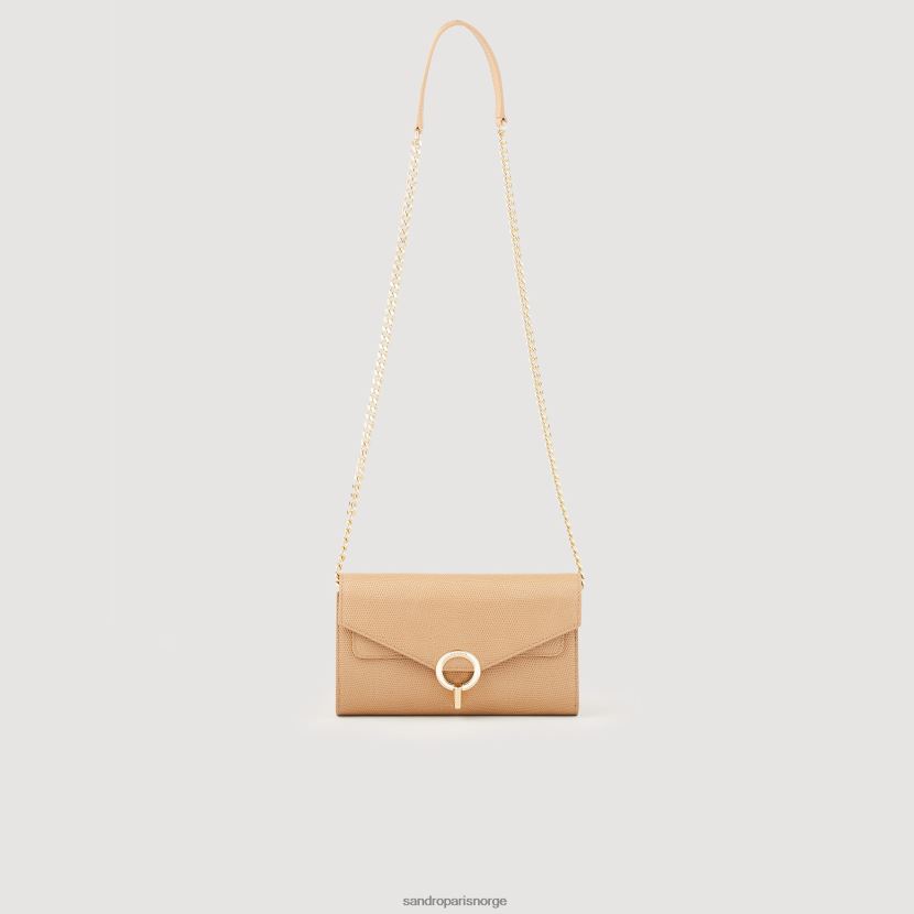 kvinner Sandro Paris beige yza lomme clutch bag tilbehør 6FN4LH526