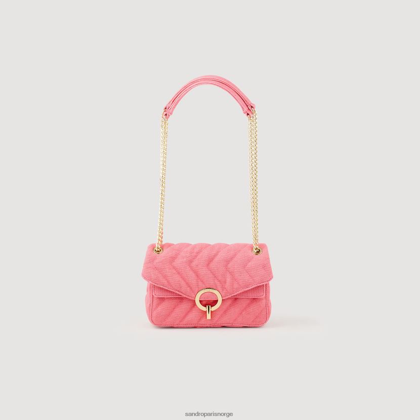 kvinner Sandro Paris fushia yza-veske i vattert nylon tilbehør 6FN4LH547