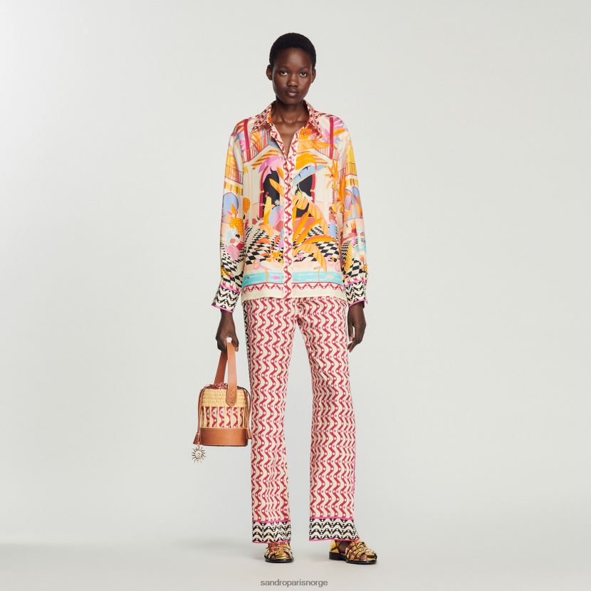 kvinner Sandro Paris naturlig raffia bøttepose tilbehør 6FN4LH517