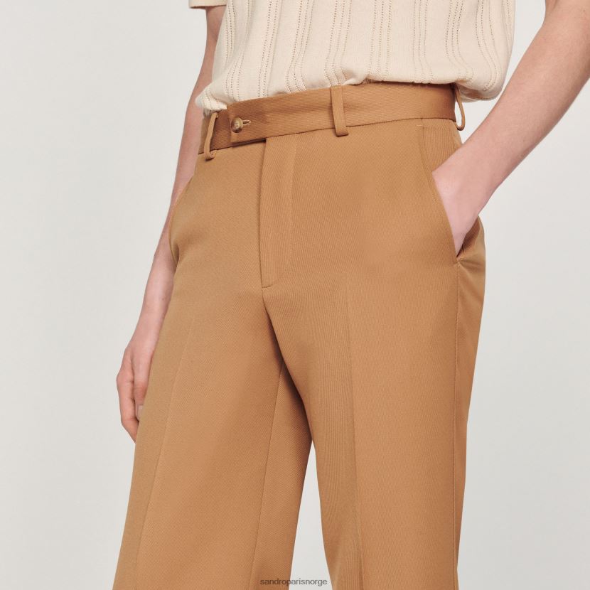 menn Sandro Paris kamel ullblandingsbukser klær 6FN4LH603