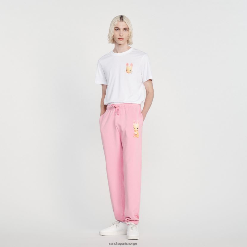 menn Sandro Paris rosa kanin joggebukser klær 6FN4LH819