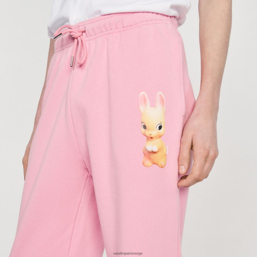 menn Sandro Paris rosa kanin joggebukser klær 6FN4LH819