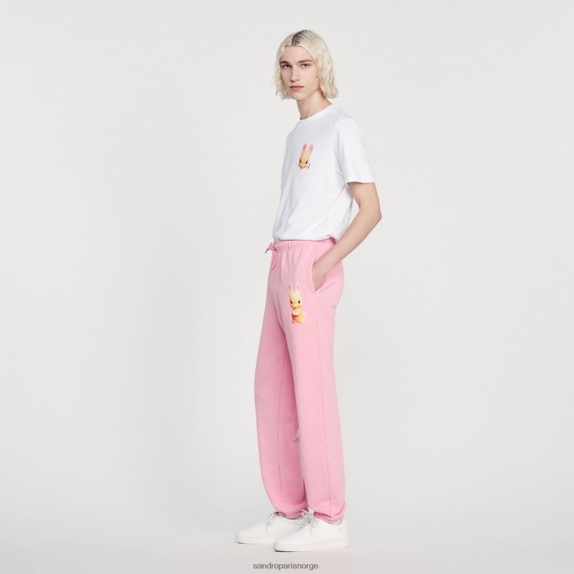 menn Sandro Paris rosa kanin joggebukser klær 6FN4LH819