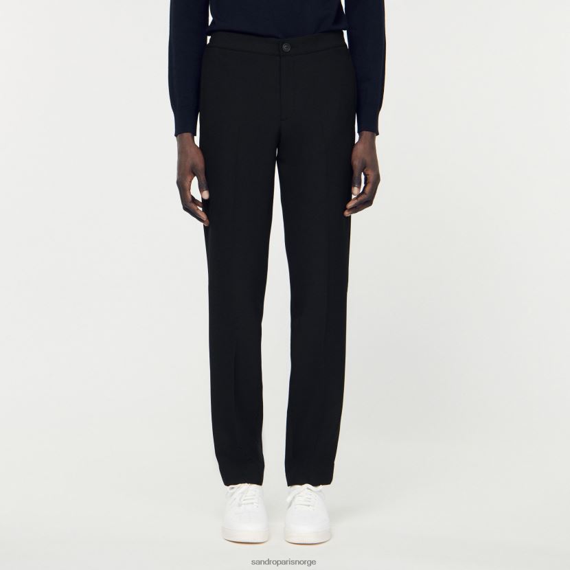 menn Sandro Paris svart jersey bukser klær 6FN4LH786