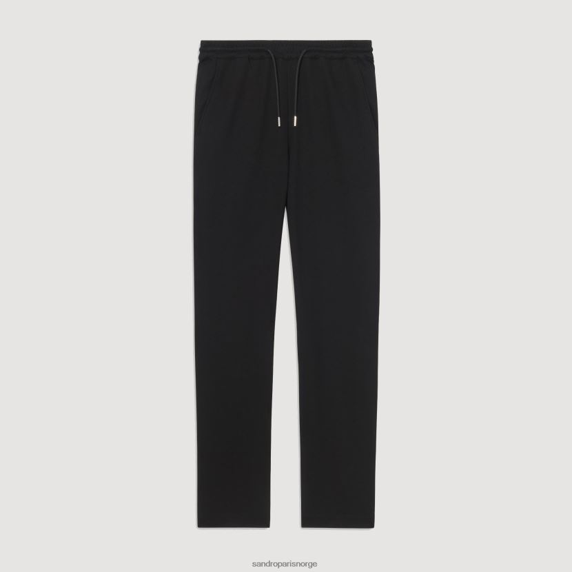 menn Sandro Paris svart jersey joggebukser klær 6FN4LH646