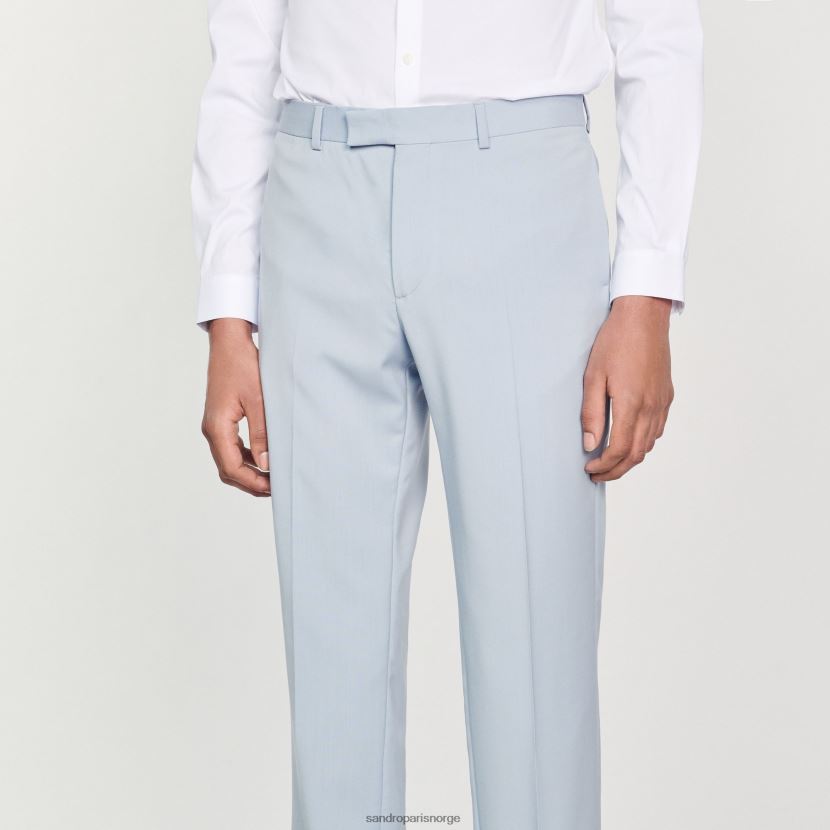 menn Sandro Paris lyse blå dressbukser klær 6FN4LH794