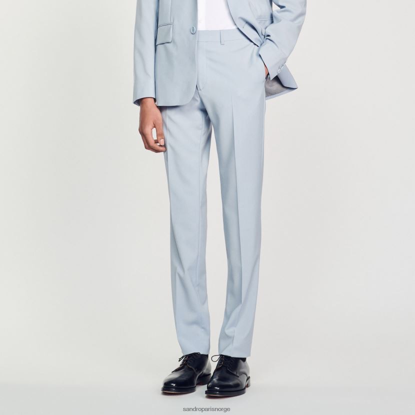menn Sandro Paris lyse blå dressbukser klær 6FN4LH794