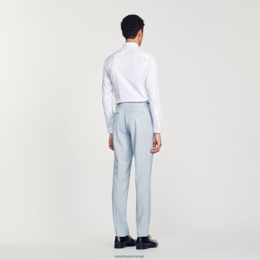 menn Sandro Paris lyse blå dressbukser klær 6FN4LH794