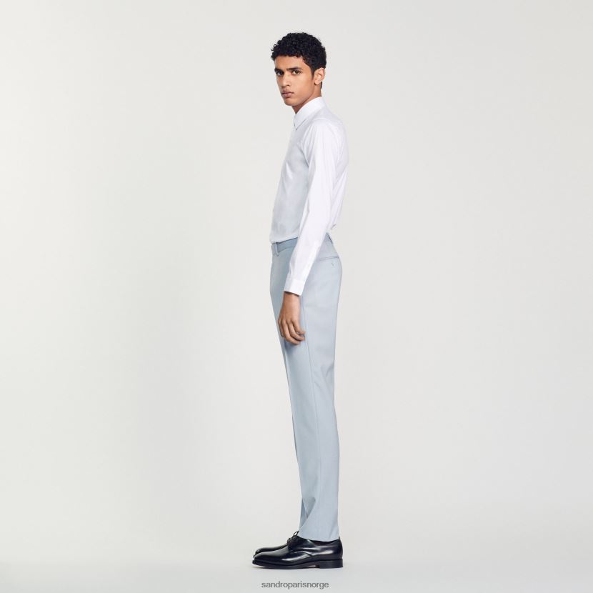menn Sandro Paris lyse blå dressbukser klær 6FN4LH794