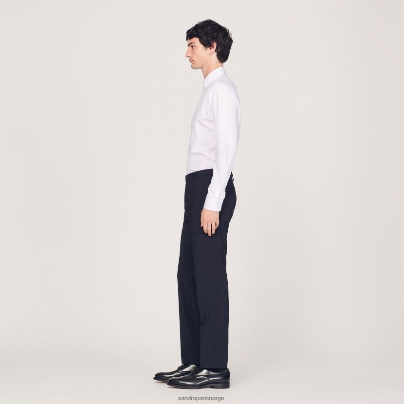 menn Sandro Paris marineblå smoking bukser klær 6FN4LH693