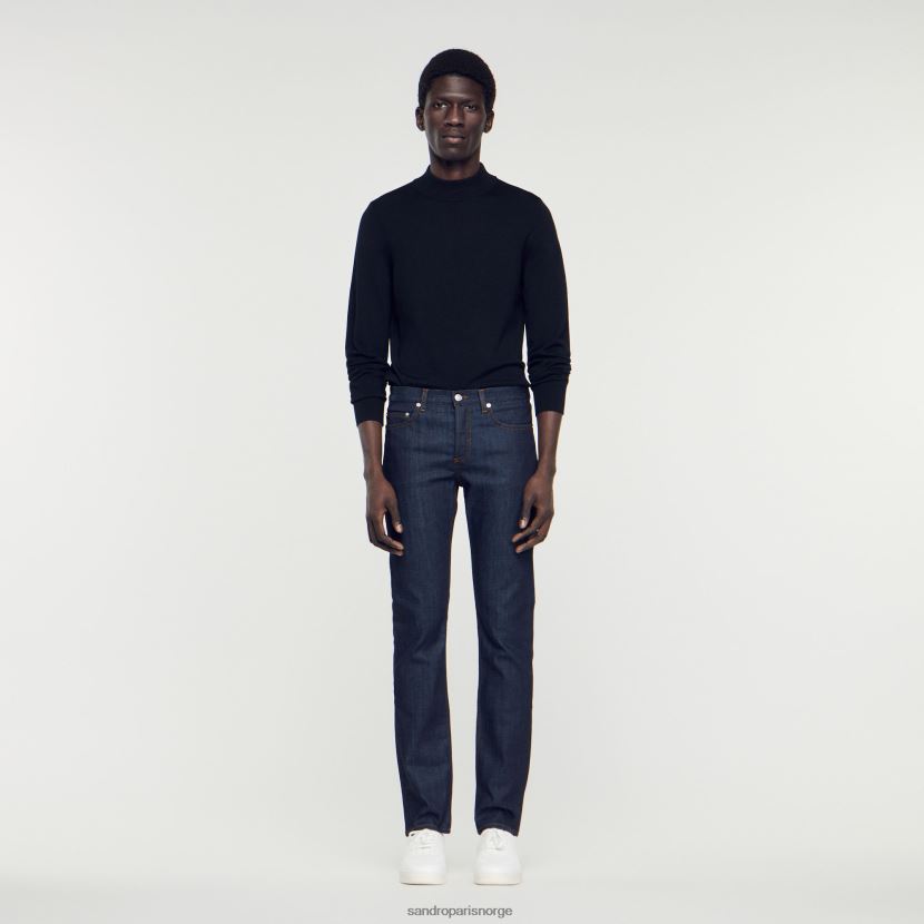 menn Sandro Paris rå-denim rå jeans - smalt snitt klær 6FN4LH598