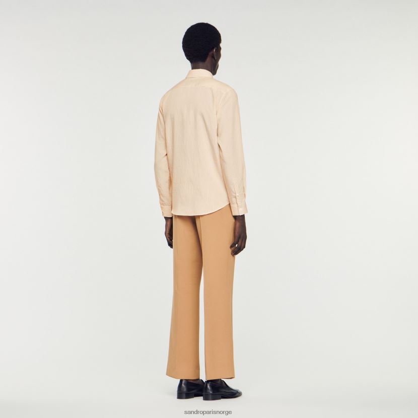 menn Sandro Paris lyserosa stripete skjorte klær 6FN4LH696