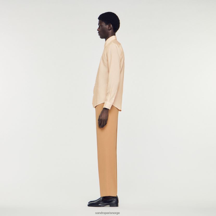 menn Sandro Paris lyserosa stripete skjorte klær 6FN4LH696