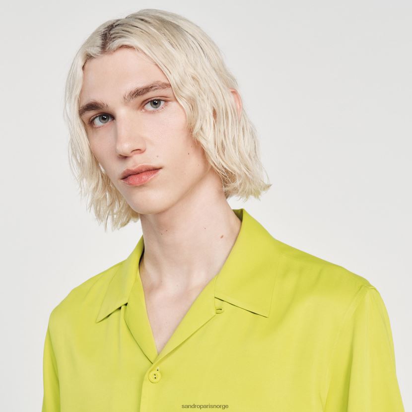 menn Sandro Paris én farge Kortermet skjorte klær 6FN4LH773
