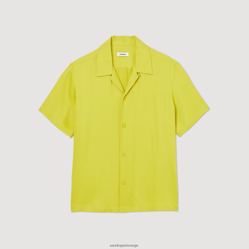 menn Sandro Paris én farge Kortermet skjorte klær 6FN4LH773